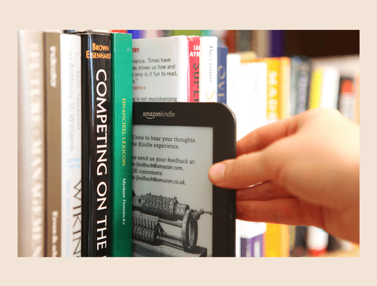 kindle da Amazon para leituras digitais