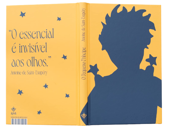 Capa ilustrada da Obra O Pequeno Príncipe 