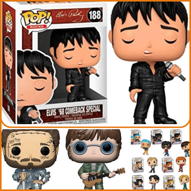 Funkos Pop Música elvis presley bts john lennon post malone