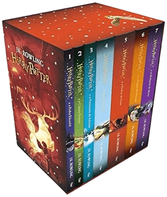Caixa Harry Potter - Livros com personagens bruxas e bruxos -Edição Premium + Pôster Exclusivo