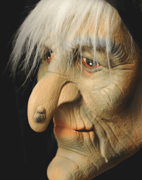 aparência da bruxa como muitos achavam que era