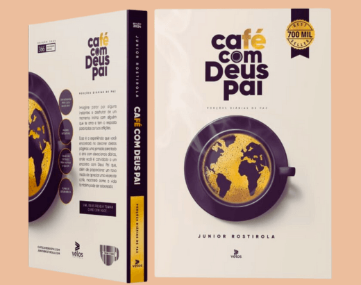 capa frente e verso do livro Café com Deus Pai 2024