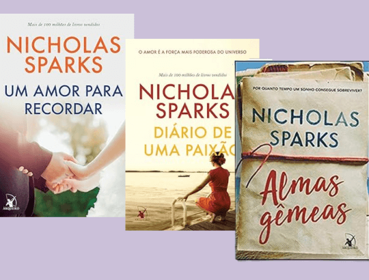  Livros mais populares de Nicholas Sparks 