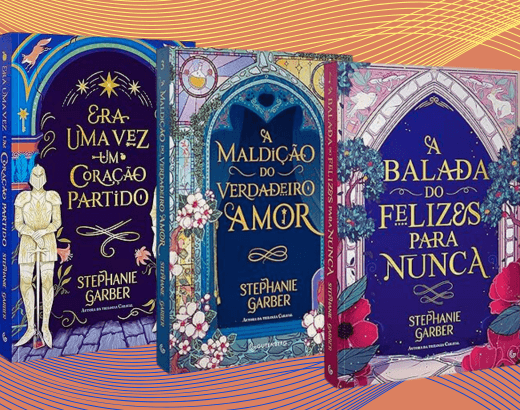 capas dos livros da trilogia era uma vez um coração partido