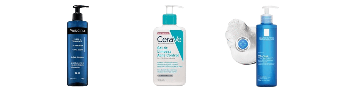 melhores gel de limpeza facial para pele oleosa