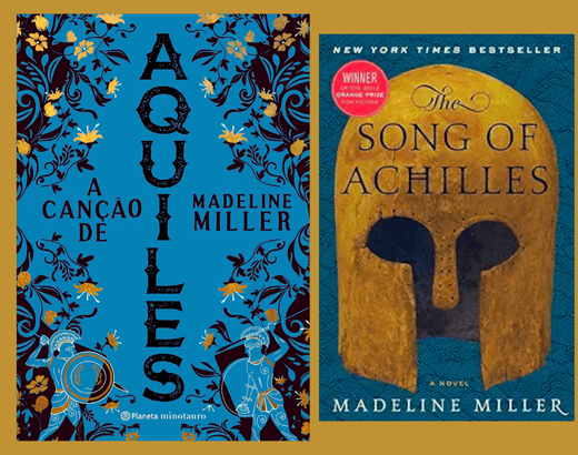 capa do livro A Canção de Aquiles segunda edição azul com letras pretas (1)