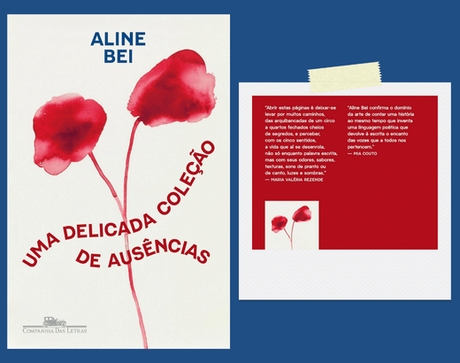 capa do livro Uma delicada coleção de ausências de Aline Bei