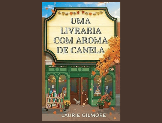 capa do livro uma livraria com aroma de canela