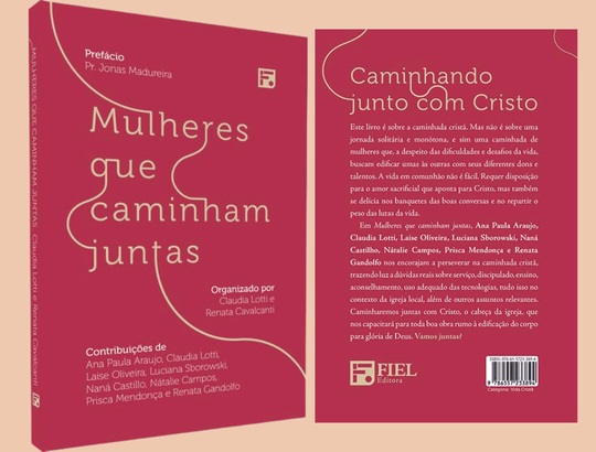 capa frontal e traseira do livro Mulheres que caminham juntas