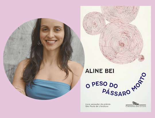capas do livro O peso do pássaro morto de Aline Bei 
